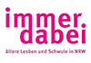 Logo: Immer dabei. Landeskoordination für ältere Lesben und Schwule in NRW