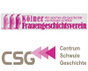 Logo: Centrum Schwule Geschichte e.V. | Kölner Frauengeschichtsverein e.V.